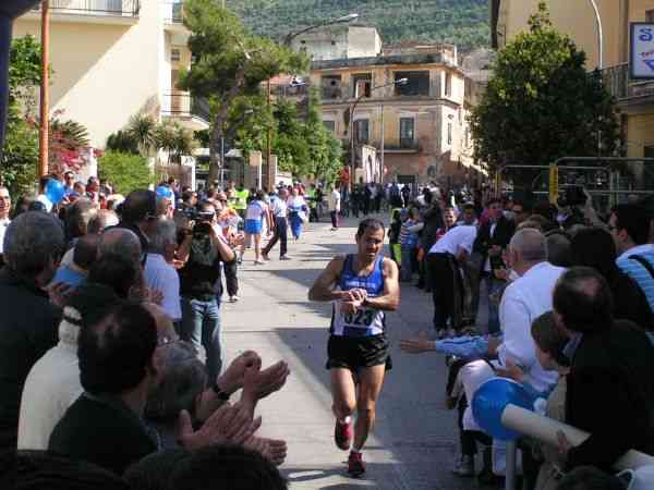 Pietro Carpenito al traguardo