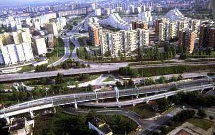 Veduta aerea di Scampia