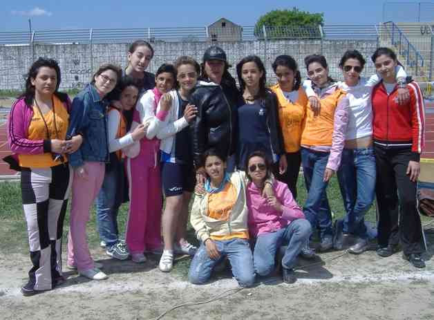 la squadra femminile di atletica