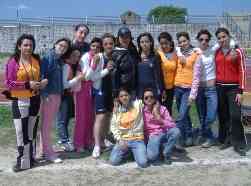 la squadra femminile di atletica